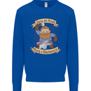 Save an Anvil Bang a Blacksmith Kids Sweatshirt Jumper Royal Blue