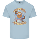 Save an Anvil Bang a Blacksmith Kids T-Shirt Childrens Light Blue