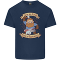 Save an Anvil Bang a Blacksmith Kids T-Shirt Childrens Navy Blue