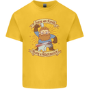 Save an Anvil Bang a Blacksmith Kids T-Shirt Childrens Yellow
