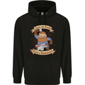 Save an Anvil Bang a Blacksmith Mens 80% Cotton Hoodie Black