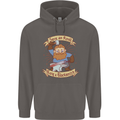 Save an Anvil Bang a Blacksmith Mens 80% Cotton Hoodie Charcoal