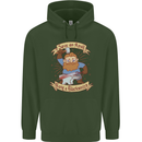 Save an Anvil Bang a Blacksmith Mens 80% Cotton Hoodie Forest Green