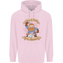 Save an Anvil Bang a Blacksmith Mens 80% Cotton Hoodie Light Pink