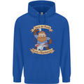 Save an Anvil Bang a Blacksmith Mens 80% Cotton Hoodie Royal Blue
