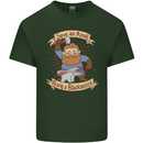 Save an Anvil Bang a Blacksmith Mens Cotton T-Shirt Tee Top Forest Green