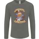 Save an Anvil Bang a Blacksmith Mens Long Sleeve T-Shirt Charcoal