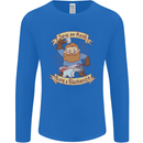 Save an Anvil Bang a Blacksmith Mens Long Sleeve T-Shirt Royal Blue
