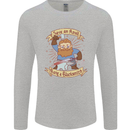 Save an Anvil Bang a Blacksmith Mens Long Sleeve T-Shirt Sports Grey