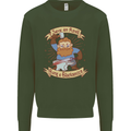 Save an Anvil Bang a Blacksmith Mens Sweatshirt Jumper Forest Green