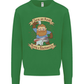 Save an Anvil Bang a Blacksmith Mens Sweatshirt Jumper Irish Green