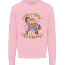Save an Anvil Bang a Blacksmith Mens Sweatshirt Jumper Light Pink