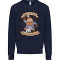 Save an Anvil Bang a Blacksmith Mens Sweatshirt Jumper Navy Blue