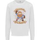 Save an Anvil Bang a Blacksmith Mens Sweatshirt Jumper White
