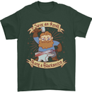 Save an Anvil Bang a Blacksmith Mens T-Shirt 100% Cotton Forest Green