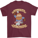 Save an Anvil Bang a Blacksmith Mens T-Shirt 100% Cotton Maroon