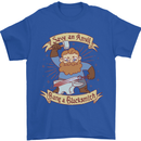 Save an Anvil Bang a Blacksmith Mens T-Shirt 100% Cotton Royal Blue
