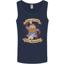 Save an Anvil Bang a Blacksmith Mens Vest Tank Top Navy Blue