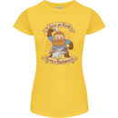 Save an Anvil Bang a Blacksmith Womens Petite Cut T-Shirt Yellow