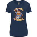 Save an Anvil Bang a Blacksmith Womens Wider Cut T-Shirt Navy Blue
