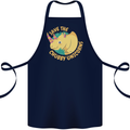 Save the Chbby Unicorns Funny Rhino Cotton Apron 100% Organic Navy Blue