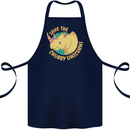 Save the Chbby Unicorns Funny Rhino Cotton Apron 100% Organic Navy Blue