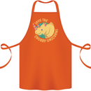 Save the Chbby Unicorns Funny Rhino Cotton Apron 100% Organic Orange