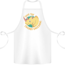 Save the Chbby Unicorns Funny Rhino Cotton Apron 100% Organic White