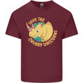 Save the Chbby Unicorns Funny Rhino Mens Cotton T-Shirt Tee Top Maroon