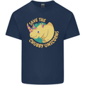 Save the Chbby Unicorns Funny Rhino Mens Cotton T-Shirt Tee Top Navy Blue