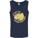 Save the Chbby Unicorns Funny Rhino Mens Vest Tank Top Navy Blue
