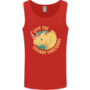 Save the Chbby Unicorns Funny Rhino Mens Vest Tank Top Red