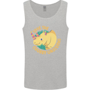Save the Chbby Unicorns Funny Rhino Mens Vest Tank Top Sports Grey