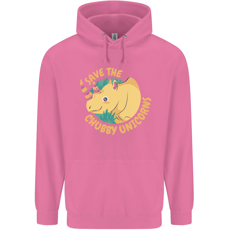 Save the Cuhbby Unicorns Funny Rhino Childrens Kids Hoodie Azalea