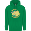 Save the Cuhbby Unicorns Funny Rhino Childrens Kids Hoodie Irish Green
