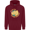 Save the Cuhbby Unicorns Funny Rhino Childrens Kids Hoodie Maroon