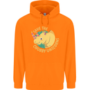 Save the Cuhbby Unicorns Funny Rhino Childrens Kids Hoodie Orange
