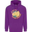 Save the Cuhbby Unicorns Funny Rhino Childrens Kids Hoodie Purple