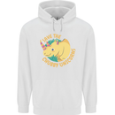 Save the Cuhbby Unicorns Funny Rhino Childrens Kids Hoodie White
