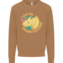 Save the Cuhbby Unicorns Funny Rhino Mens Sweatshirt Jumper Caramel Latte