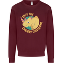 Save the Cuhbby Unicorns Funny Rhino Mens Sweatshirt Jumper Maroon