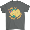 Save the Cuhbby Unicorns Funny Rhino Mens T-Shirt Cotton Gildan Charcoal