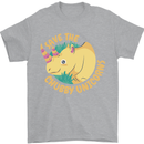 Save the Cuhbby Unicorns Funny Rhino Mens T-Shirt Cotton Gildan Sports Grey