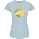 Save the Cuhbby Unicorns Funny Rhino Womens Petite Cut T-Shirt Light Blue