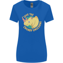 Save the Cuhbby Unicorns Funny Rhino Womens Wider Cut T-Shirt Royal Blue