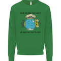 Save the Earth Climate Change Environment Kids Sweatshirt Jumper Irish Green