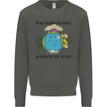 Save the Earth Climate Change Environment Kids Sweatshirt Jumper Storm Grey