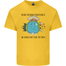 Save the Earth Climate Change Environment Kids T-Shirt Childrens Yellow