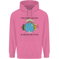 Save the Earth Climate Change Environment Mens 80% Cotton Hoodie Azelea
