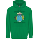 Save the Earth Climate Change Environment Mens 80% Cotton Hoodie Irish Green